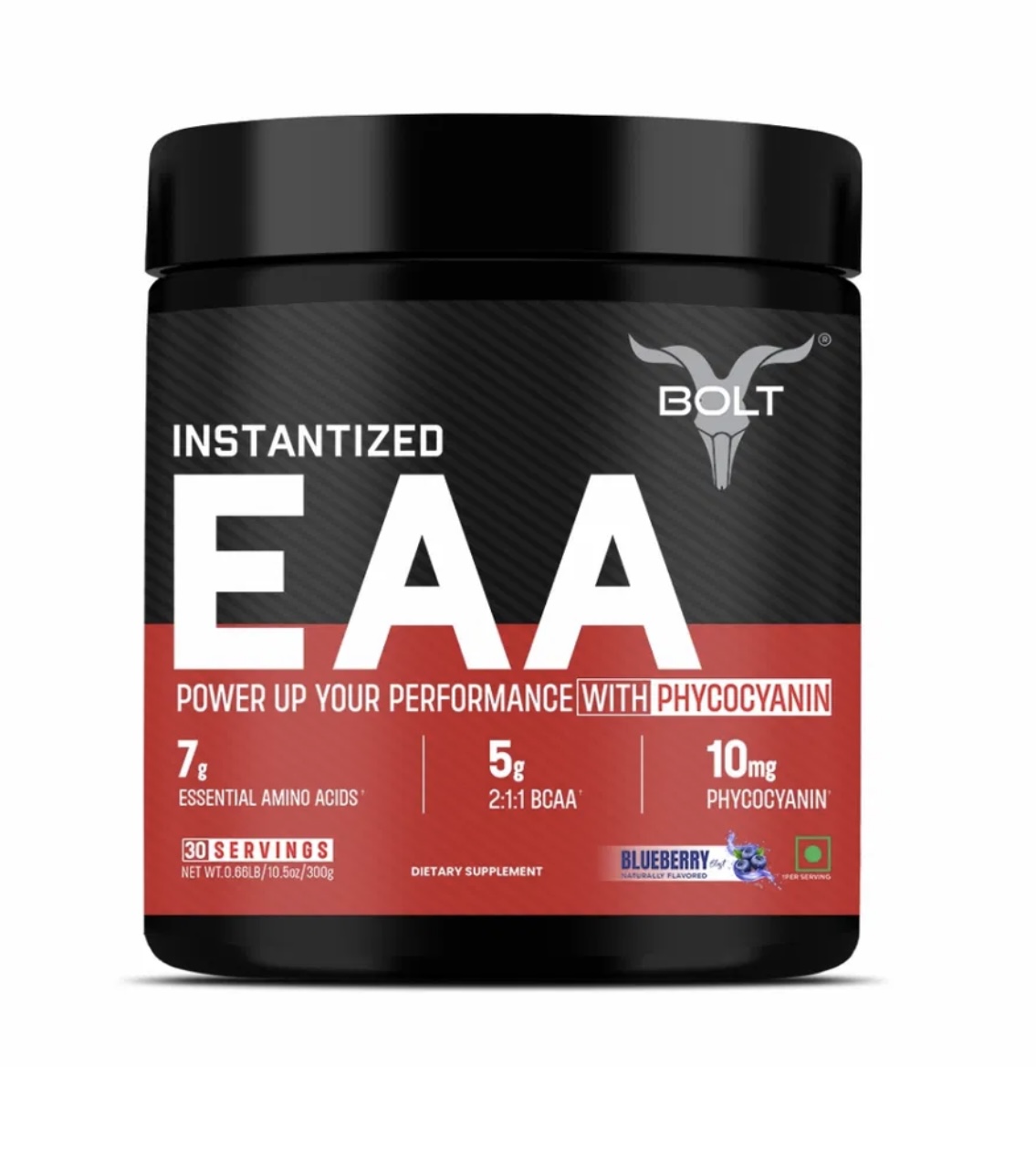 Bolt Nutrition Instantized Essential Amino Acids, BCAA 5000, EAA Supplement for Men & Women, 300gm)