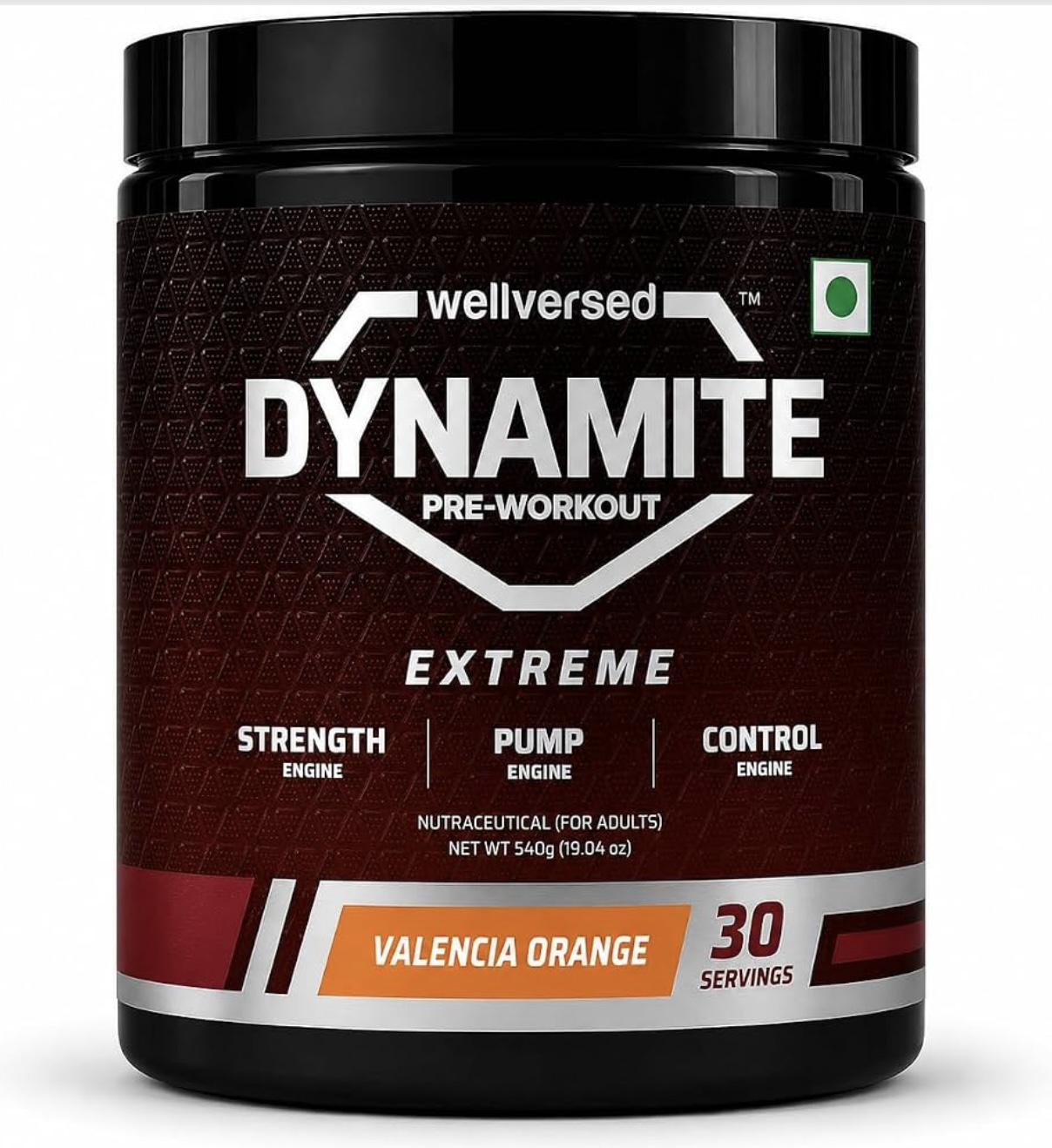 Wellcore Dynamite Extreme Pre Workout For Men, 30 Servings,