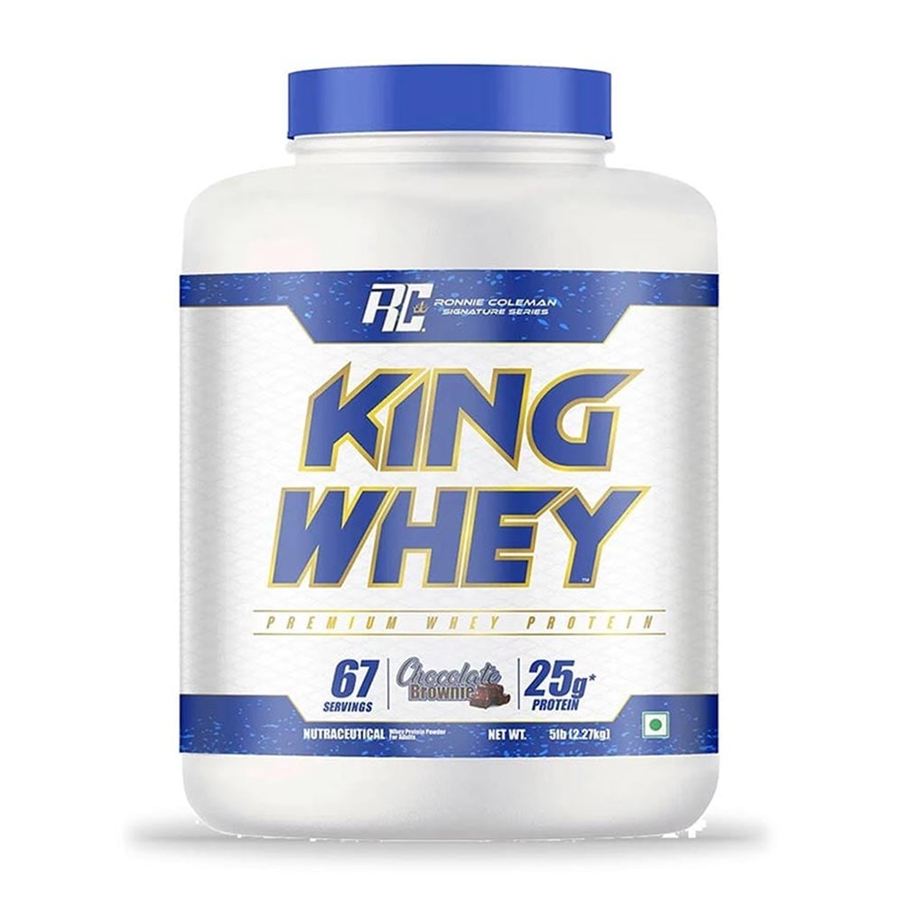 Ronnie Coleman Signature Series King Whey Protein, Chocolate Brownie (67 Servings, 2.27kg ) | Premium Whey Protein Powder