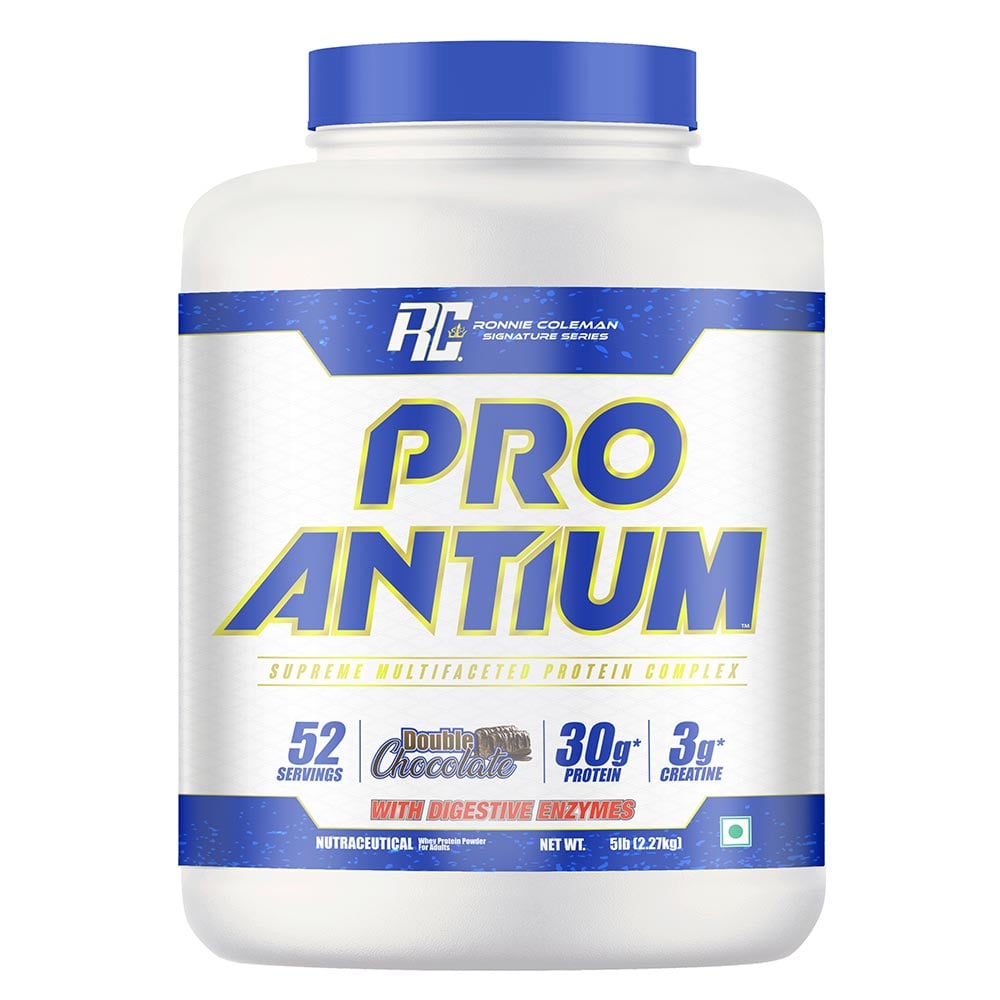 Ronnie Coleman Pro-Antium Whey Protein, 2.27 kg (5 lb), Double Chocolate