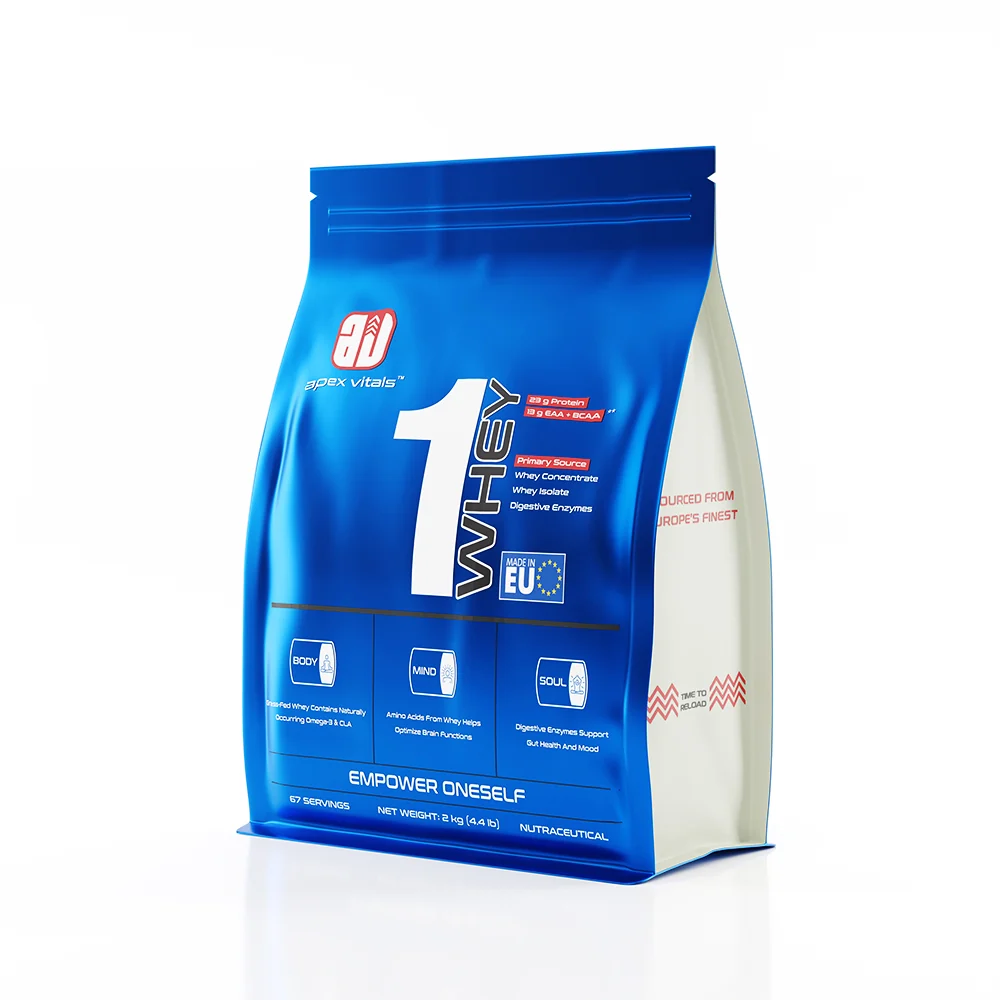 APEX VITALS 100% Whey Protein Powder 2.2 lbs | Swiss Triple Chocolate | High Protein | Muscle Recovery & Lean Muscle Support