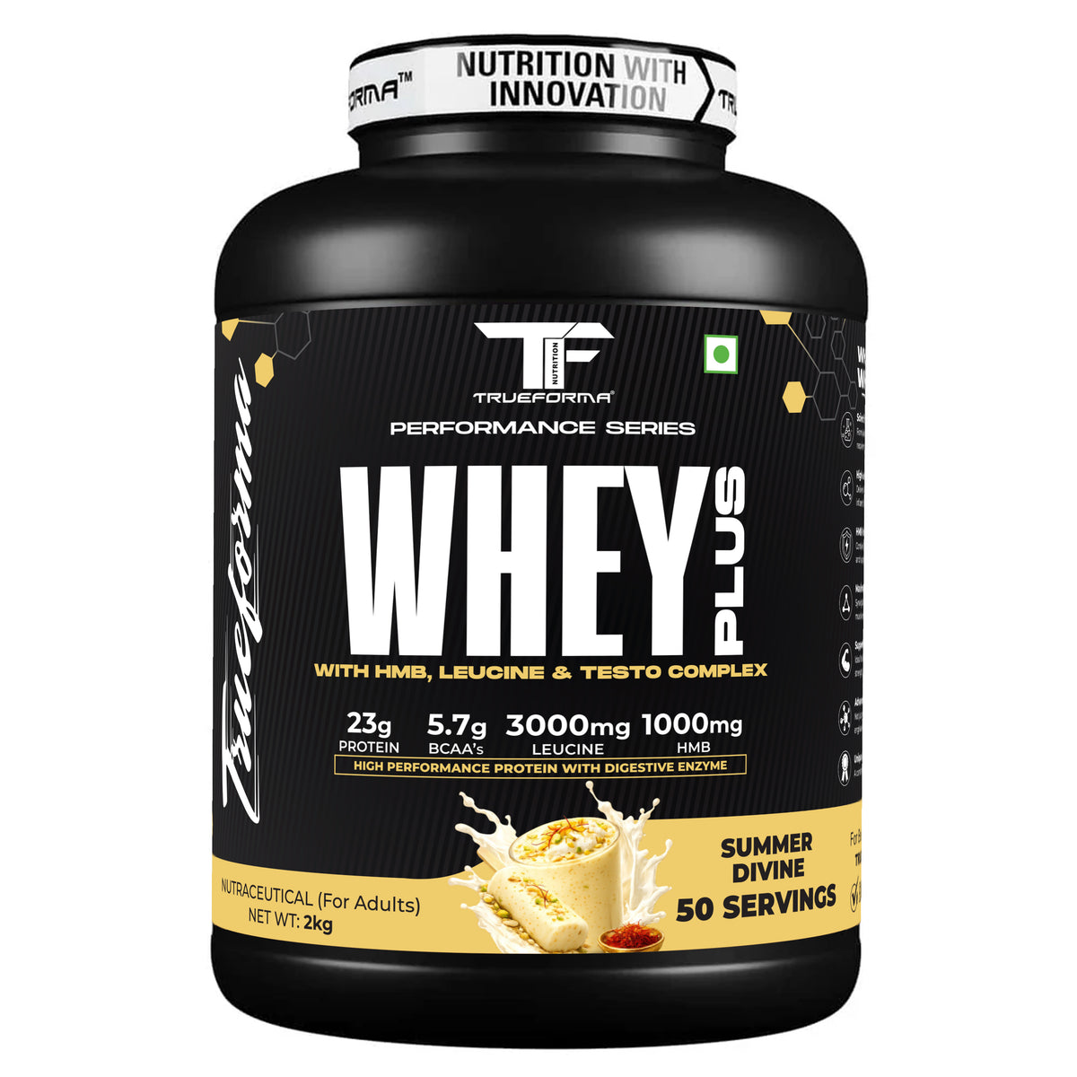 Trueforma® Whey+ Protein with HMB, Leucine, Ginseng & Tribulus 2kg