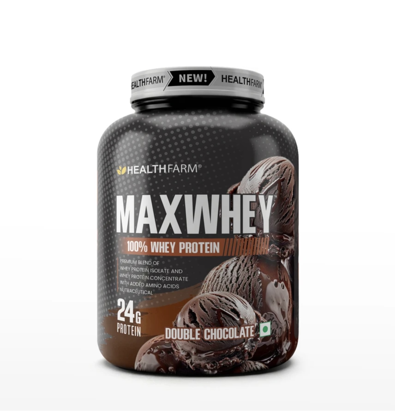 Healthfarm Maxwhey 24g Protein | 100% Whey Protein